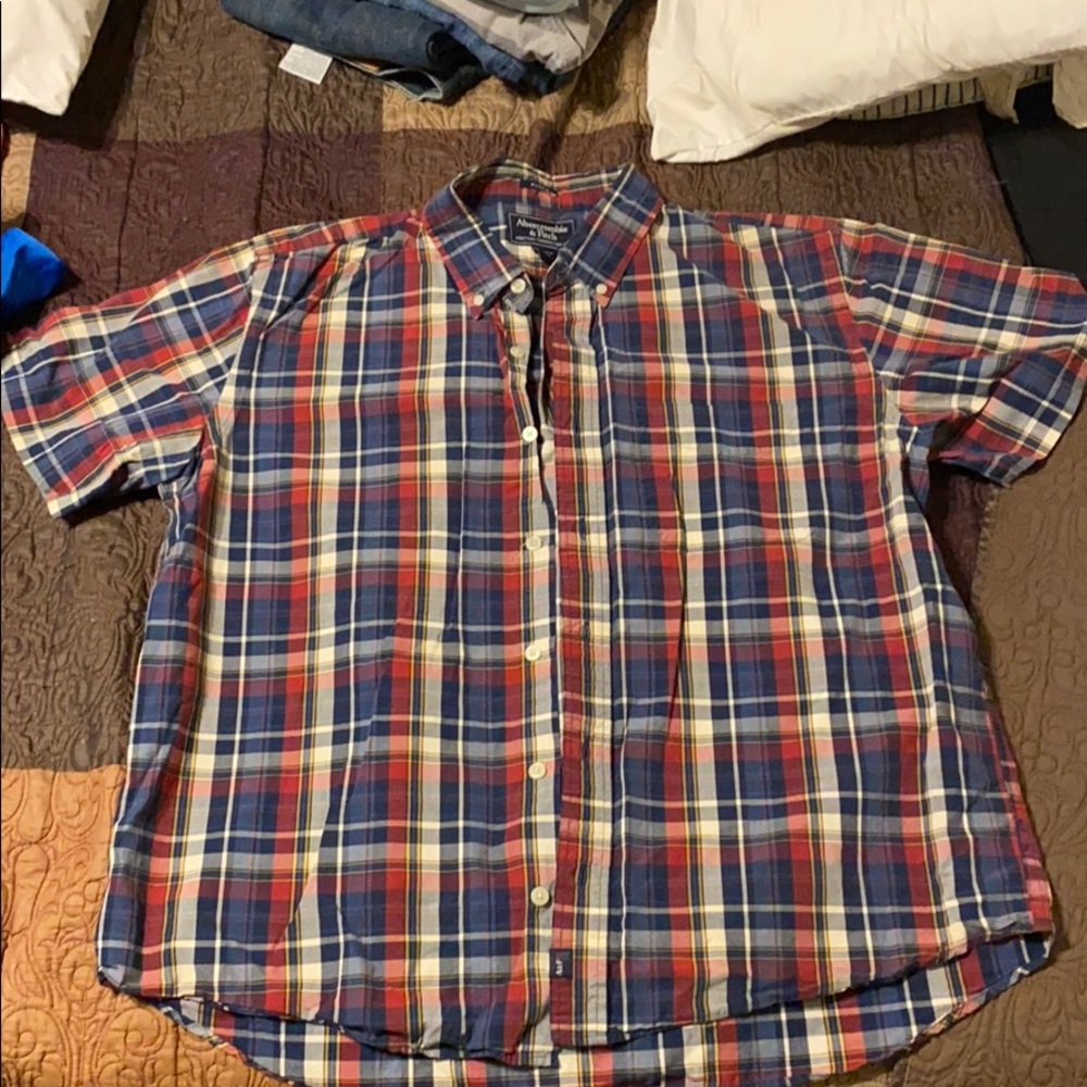 Abercrombie and Fitch short sleeve button down